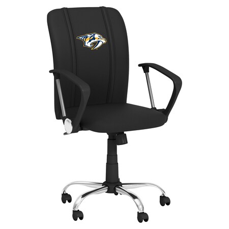 Dreamseat Curve Task Chair with Nashville Predators Logo XZOCCURVE-PSNHL41060